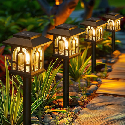 6/10 Pack Solar Landscape Lights for Yard, Lawn, Patio, Walkway