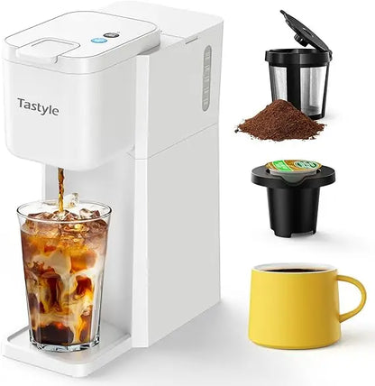 Mini Hot & Iced Single Serve Coffee Maker