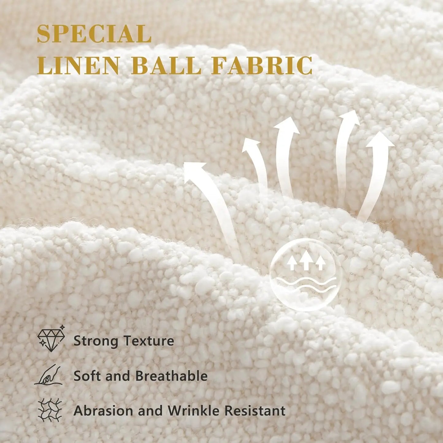 Upholstered Modern Oval Storage Ottoman Bench