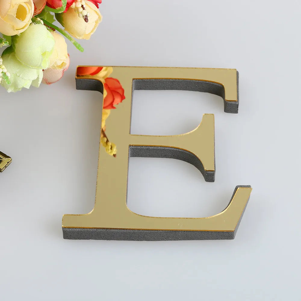 10CM 26 Letters Wall Sticker Decals, Self-Adhesive