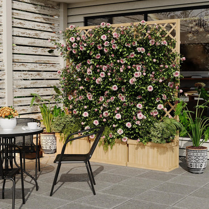 Cedar Privacy Screen w/Planter Box