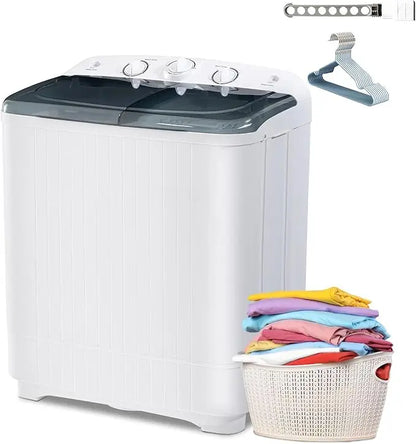 Compact Mini Washing Machine with Drying Rack