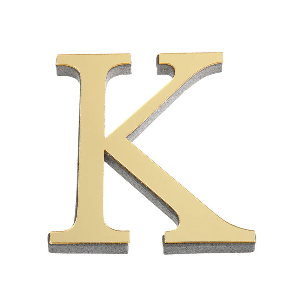 10CM 26 Letters Wall Sticker Decals, Self-Adhesive