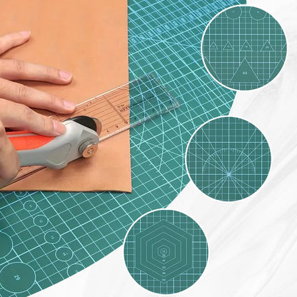 Double-Sided Gridded Cutting Mat for Fabric Arts Crafts