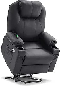 Dual Motor Power Lift Recliner With Extended Footrest,