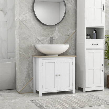 Bathroom Vanity Cabinet with U-Shape and Adjustable Internal Shelf