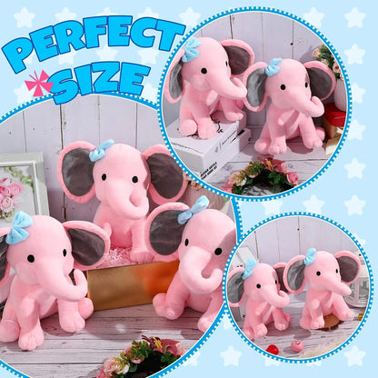 6 Pieces Stuffed Elephants, Soft, Cute