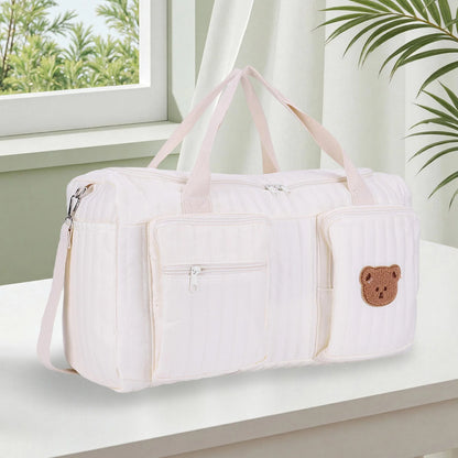 Quilted Large Capacity Baby Diaper Bag