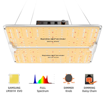 Spider Farmer SF Series LED Grow Light, Full Spectrum Sunlike Phytolamp
