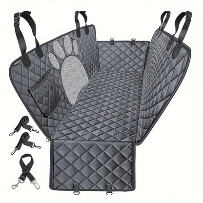 Pet Rear Car Seat Cover, Heavy Duty, Scratch Resistant, Anti Slip