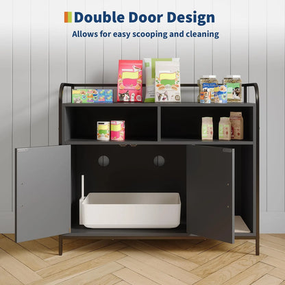 Enclosed/Hidden/Wooden Cat Litter Box