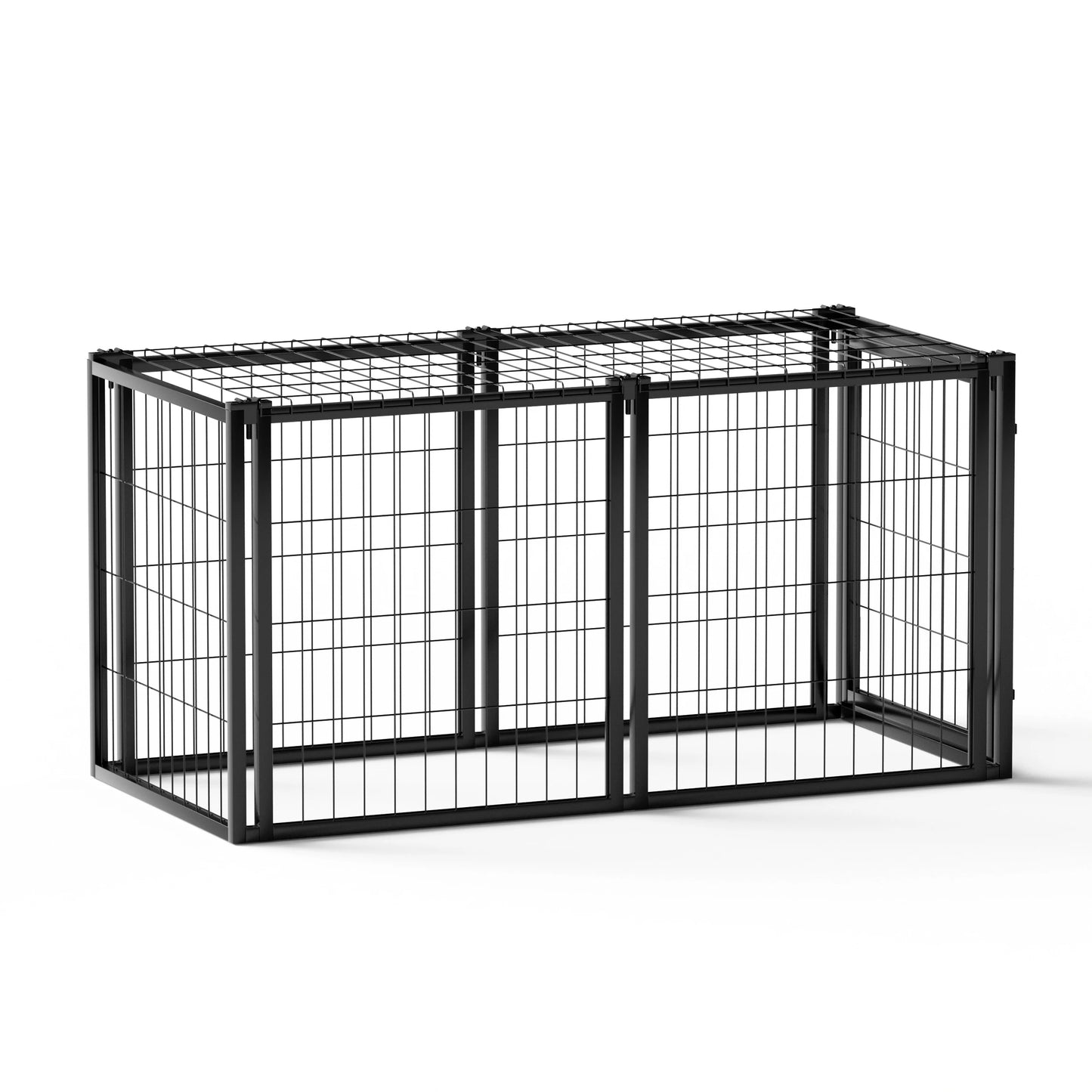 Dog Kennel for Small Medium Dogs w/Top, 47.2"L x 22"W x 24"H.