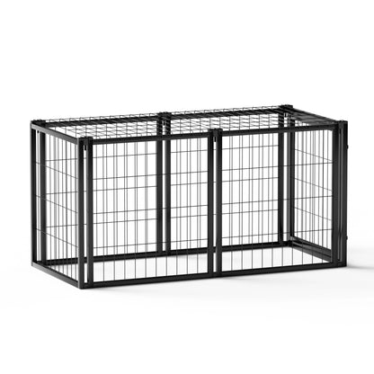 Dog Kennel for Small Medium Dogs w/Top, 47.2"L x 22"W x 24"H.