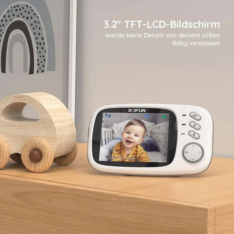 3.2" Digital Baby Monitor w/Camera and VOX Night Vision