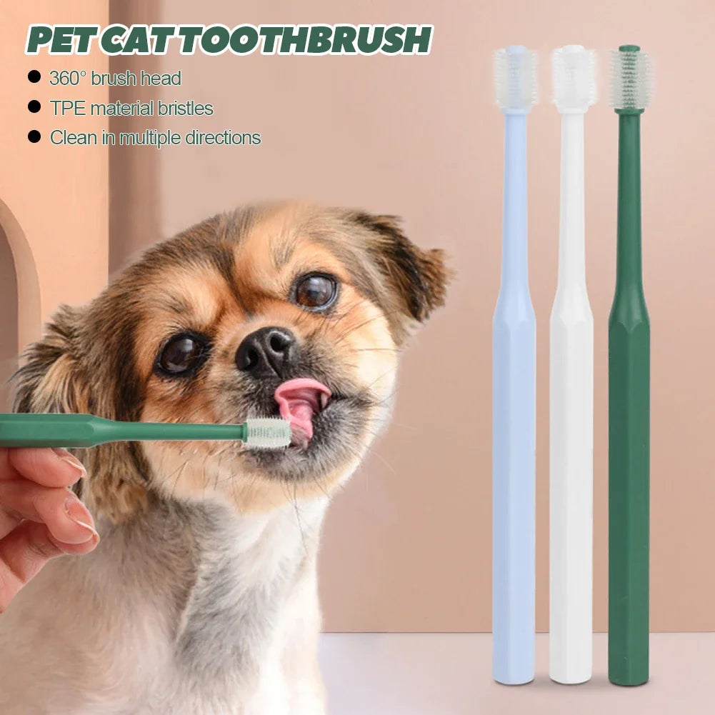 Pet Toothbrush, Super Soft Nylon Bristles