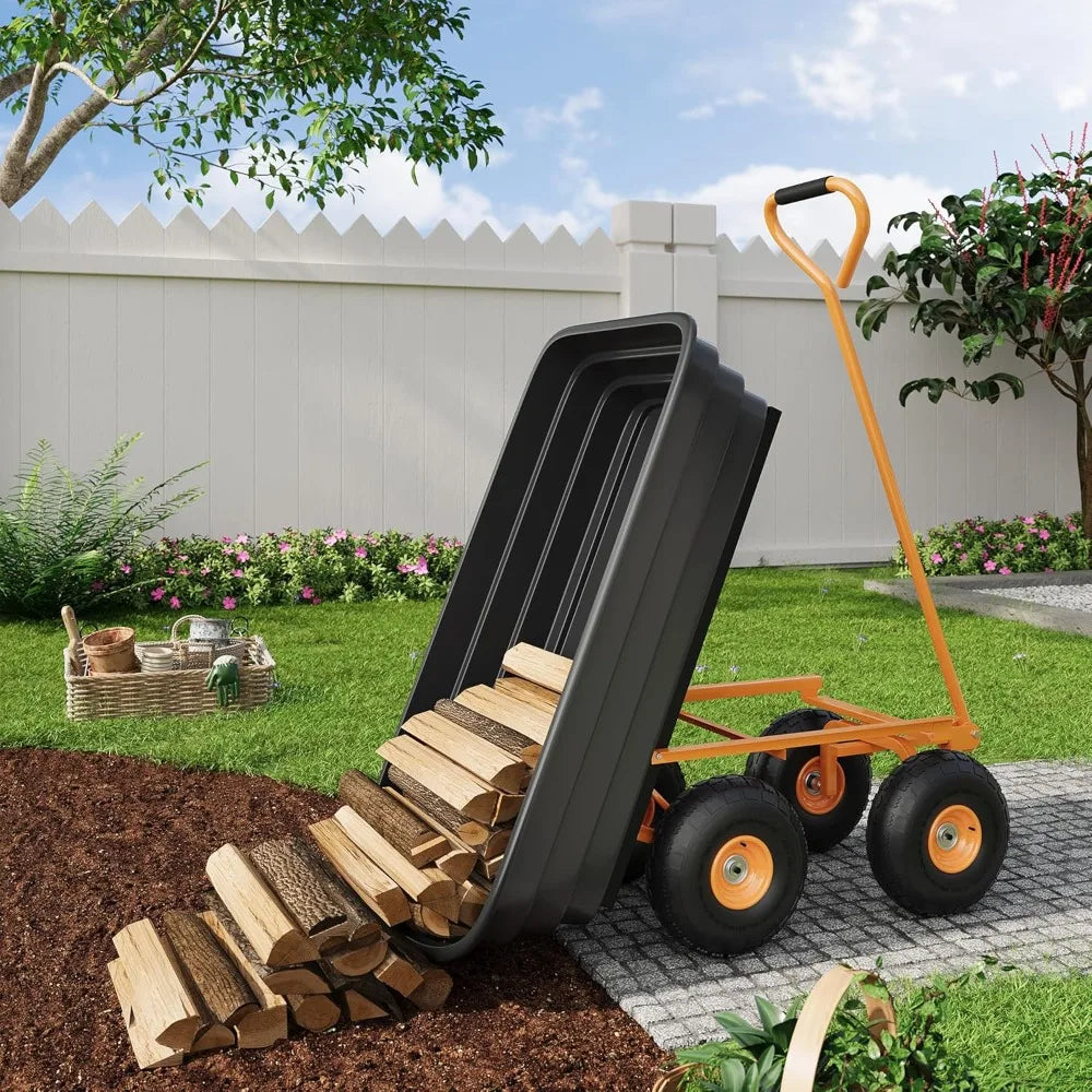 Heavy Duty Garden Cart 600lb Capacity
