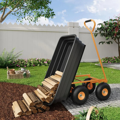 Heavy Duty Garden Cart 600lb Capacity