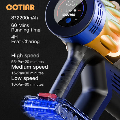 Cordless Handheld Vacuum Cleaner with Removable Battery
