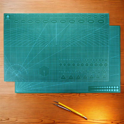 Double-Sided Gridded Cutting Mat for Fabric Arts Crafts