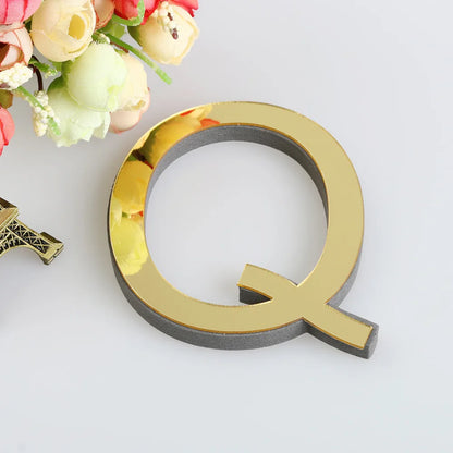 10CM 26 Letters Wall Sticker Decals, Self-Adhesive