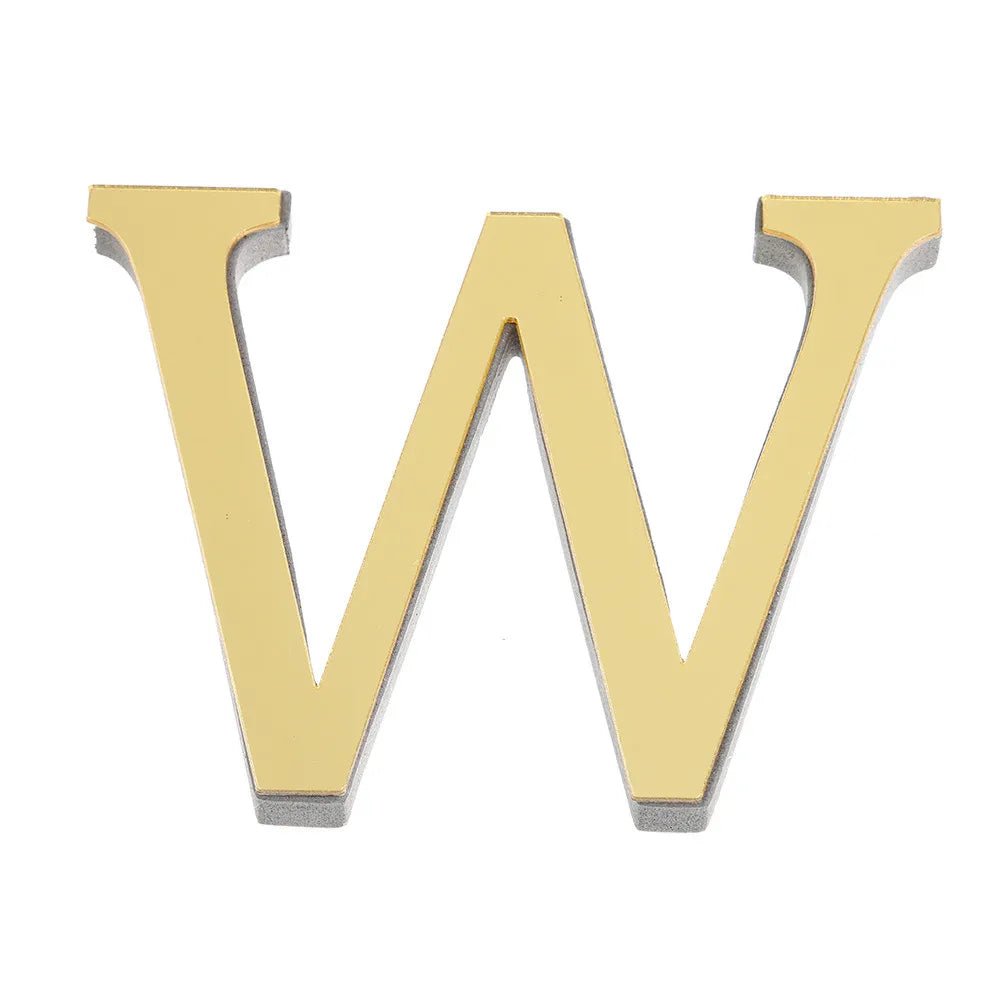 10CM 26 Letters Wall Sticker Decals, Self-Adhesive