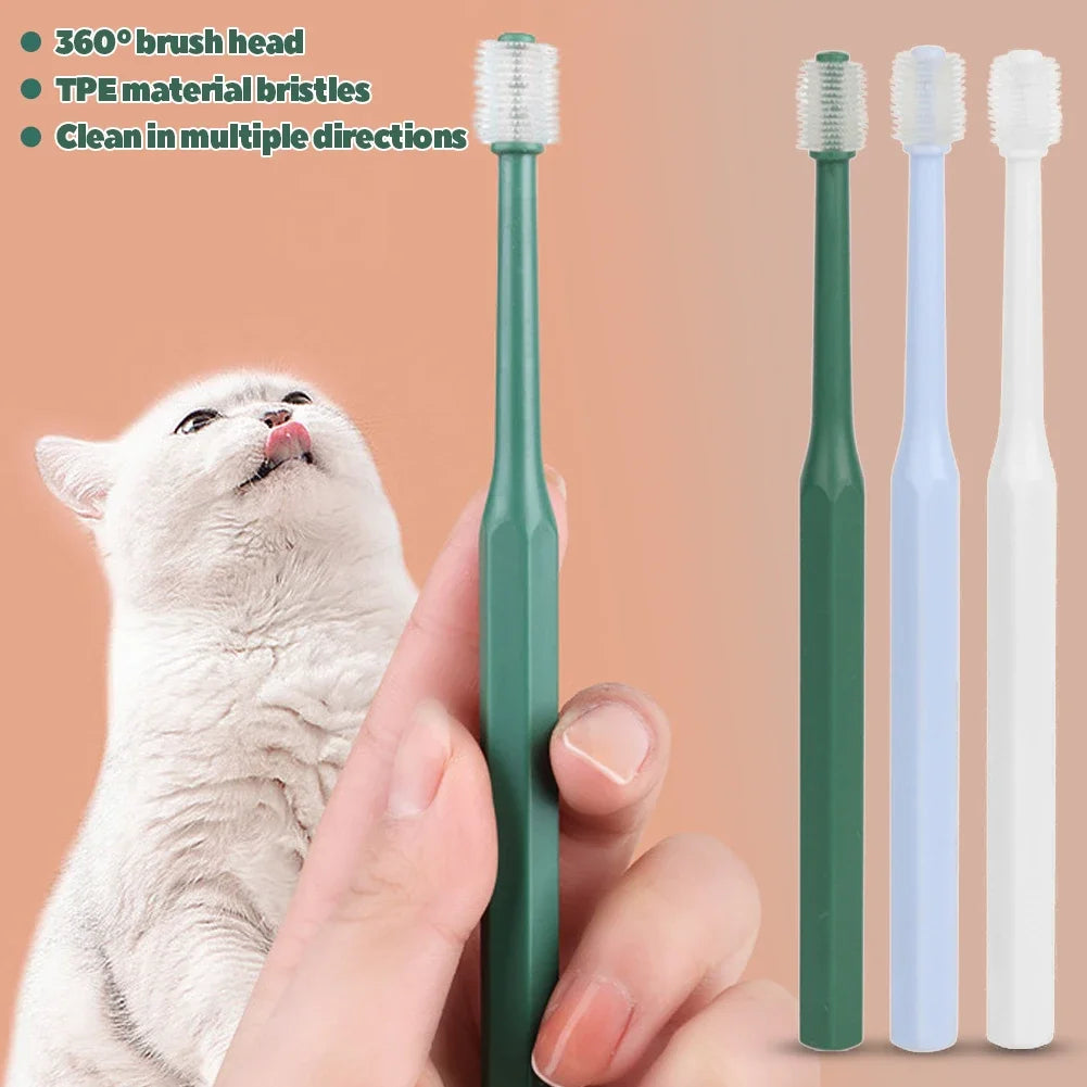 Pet Toothbrush, Super Soft Nylon Bristles