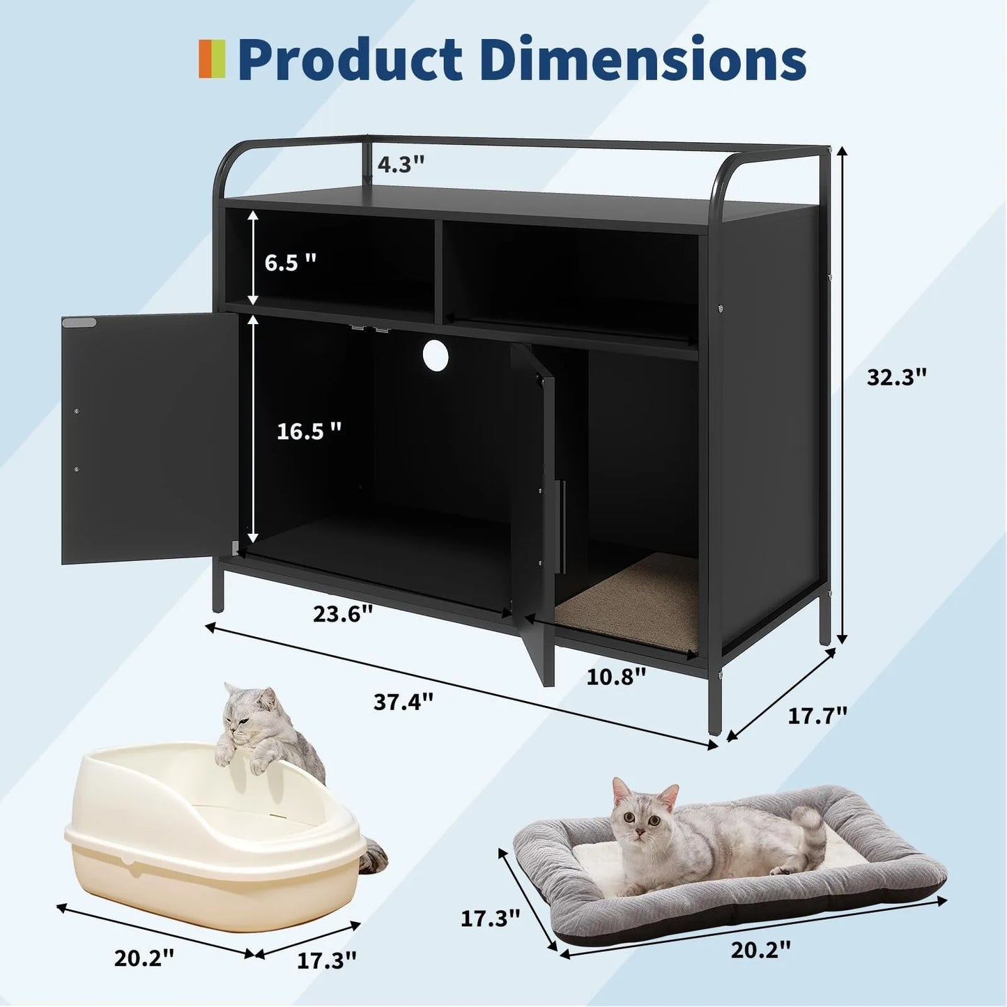 Enclosed/Hidden/Wooden Cat Litter Box