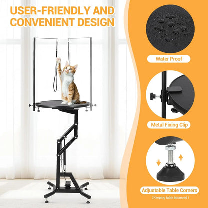 Hydraulic Lift Pet Grooming Table