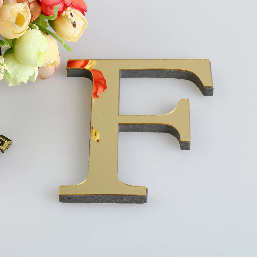10CM 26 Letters Wall Sticker Decals, Self-Adhesive