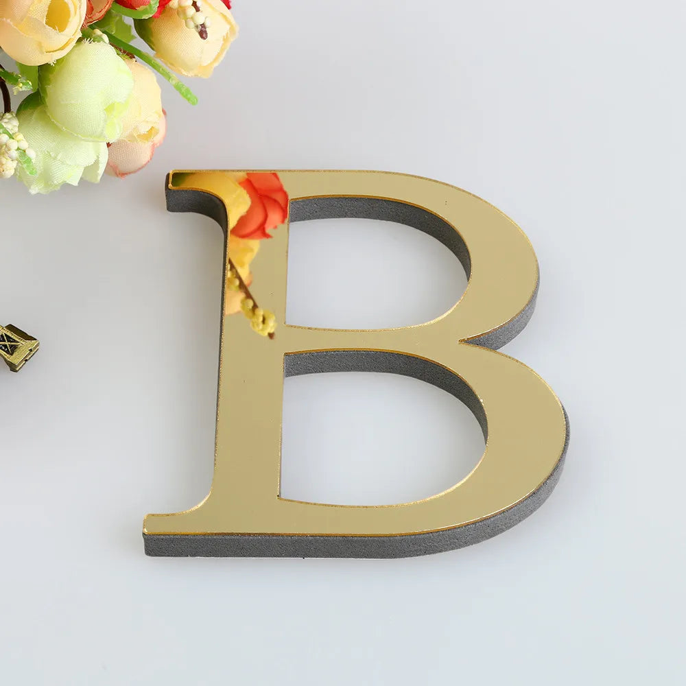 10CM 26 Letters Wall Sticker Decals, Self-Adhesive