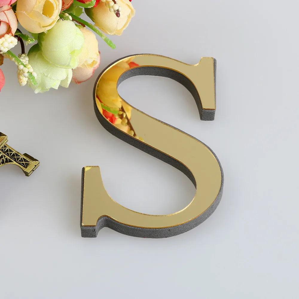 10CM 26 Letters Wall Sticker Decals, Self-Adhesive