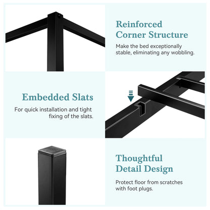 4-Poster Canopy Bed Frame