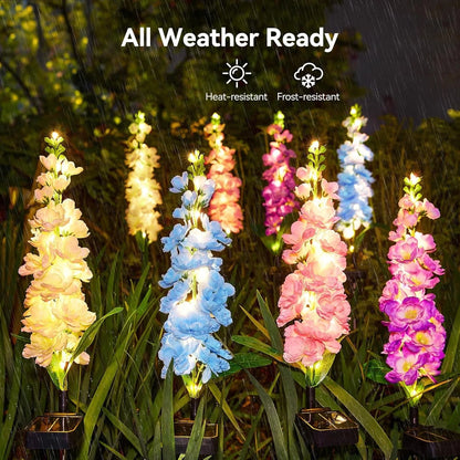 2/4 Pack Upgraded Solar Garden Lights with 36 LEDs