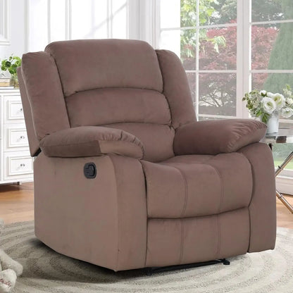 Recliner Chair Set of 2, with Overstuffed Arm and Back