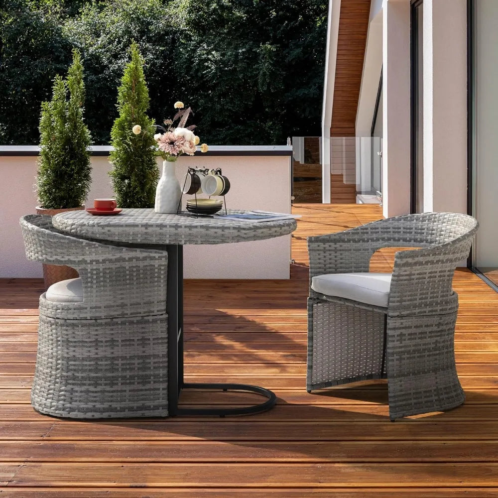 3 Piece Patio Bistro Set