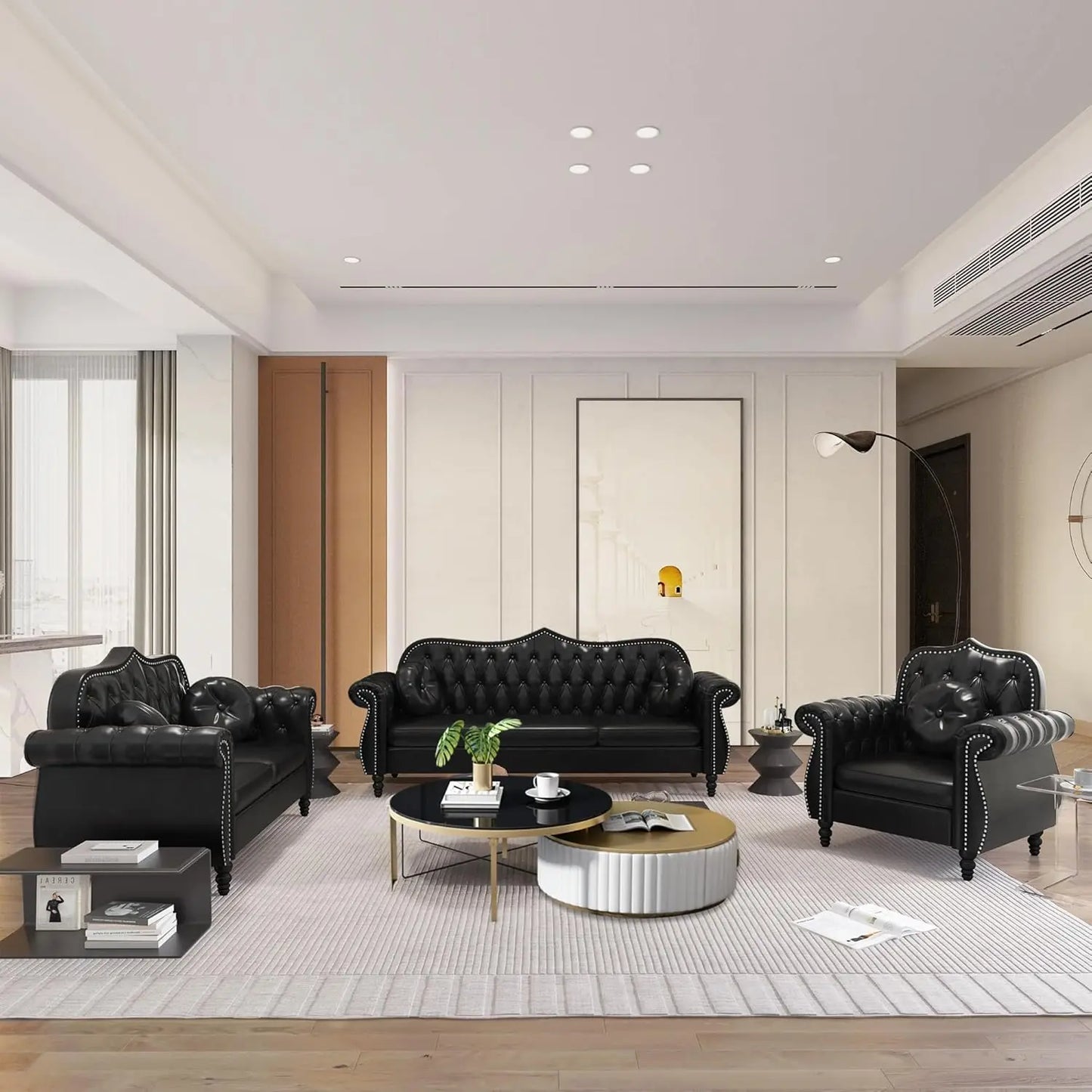 Mid-Century, Modern Chesterfield Sofa