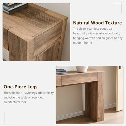 Modern Entryway Console Table with Drawers