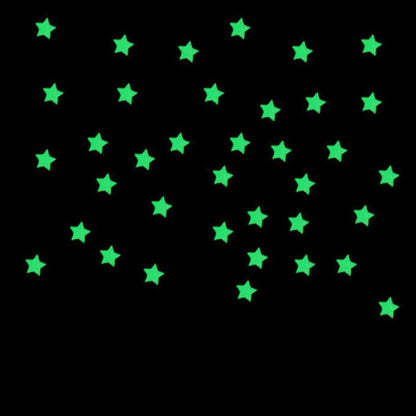 Glow In The Dark Star Stickers, Multi Color Night Light Decorations