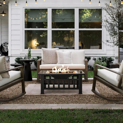 Metal Fire Pit Table