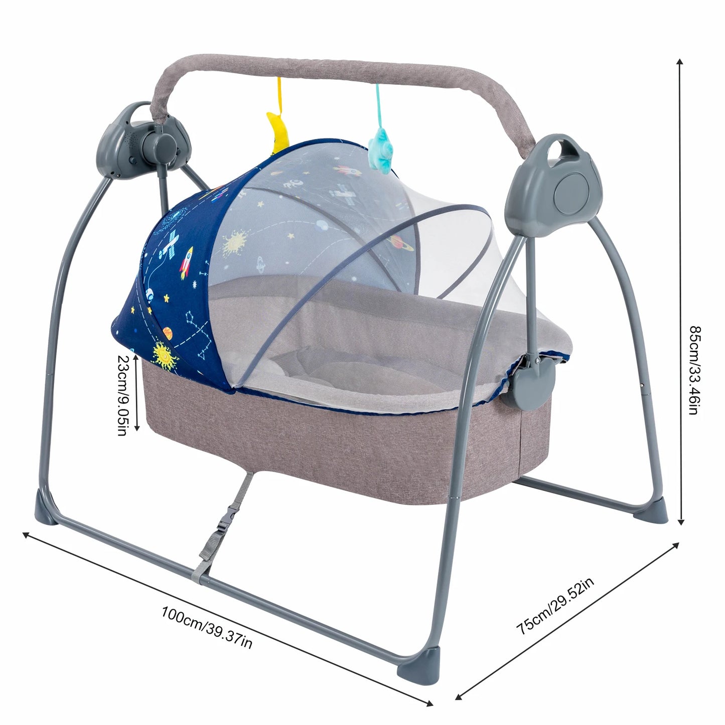 5 Speed Baby Cradle Swing, Auto Rocking