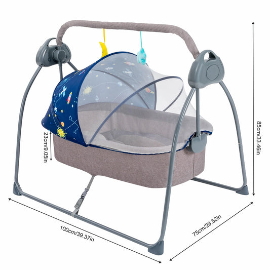 5 Speed Baby Cradle Swing, Auto Rocking