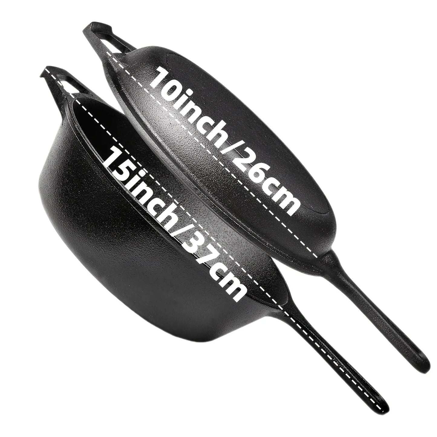 Cast Iron Skillet Set (3PCS - 6/8/10 Inch)