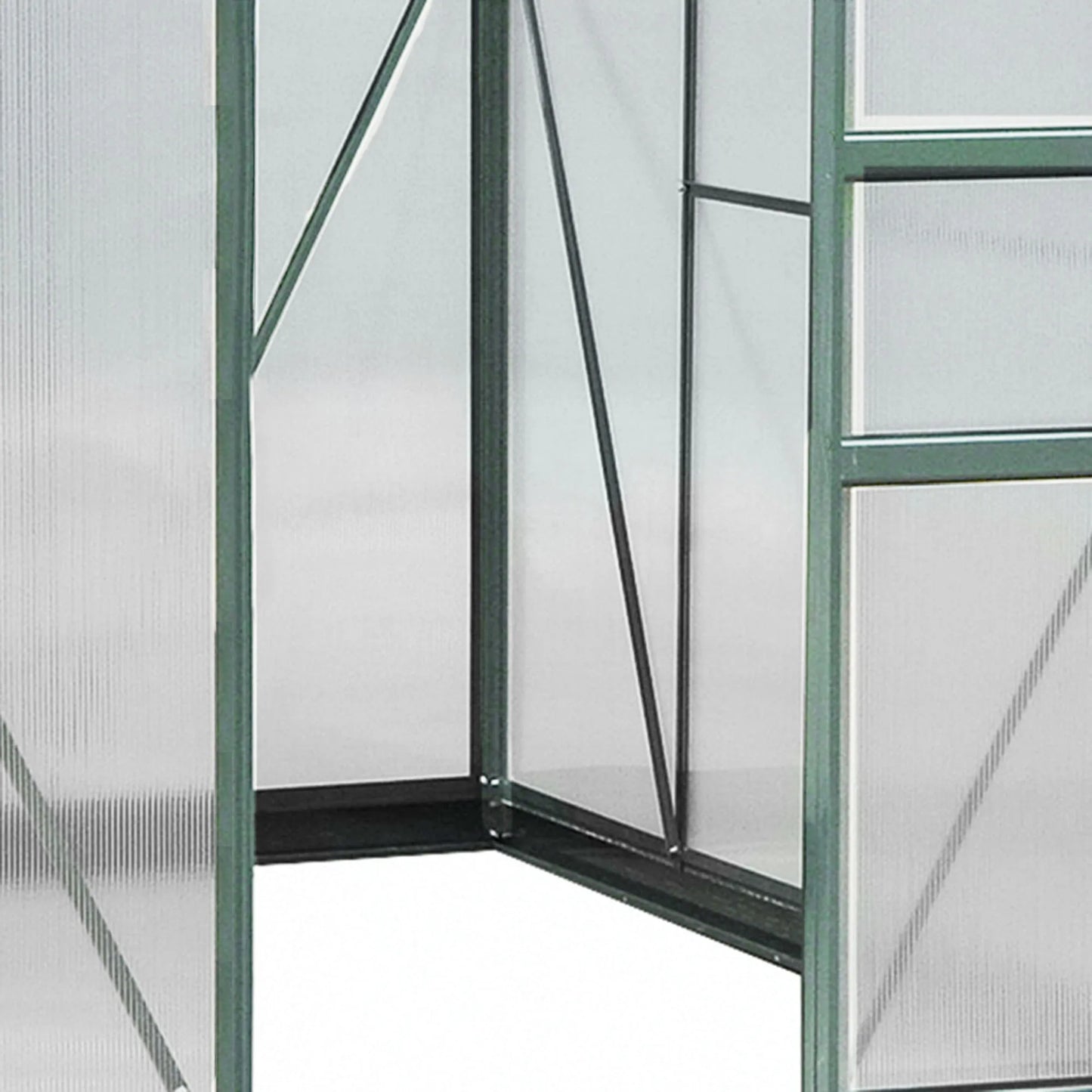 6' X 8' X 7 Aluminum Frame Walk-In Greenhouse