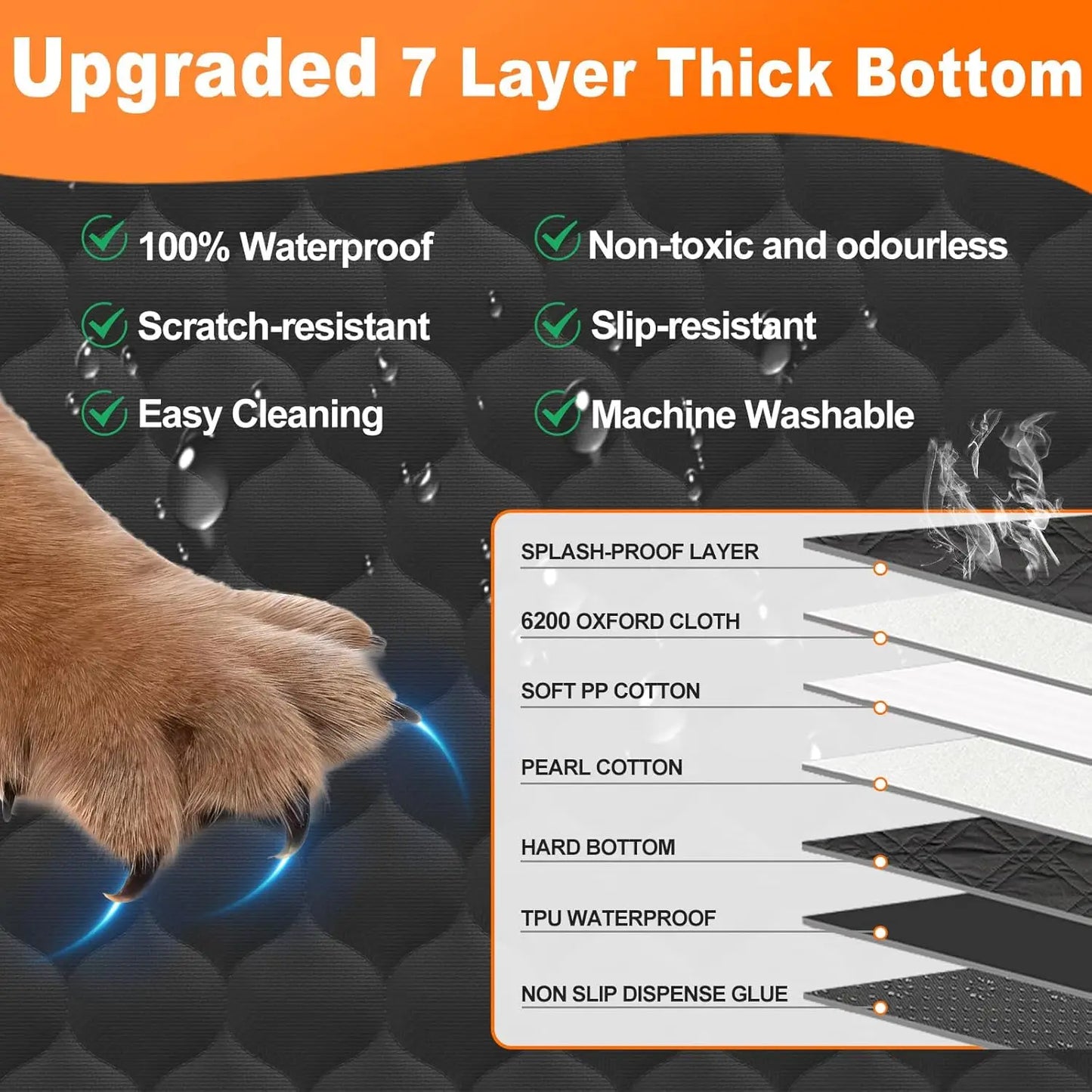 Waterproof Pet Travel Foldable Dog Car Seat/Seat Protector