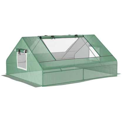 71" X 55" X 32" Mini Portable Greenhouse w/Zippered Windows & Door