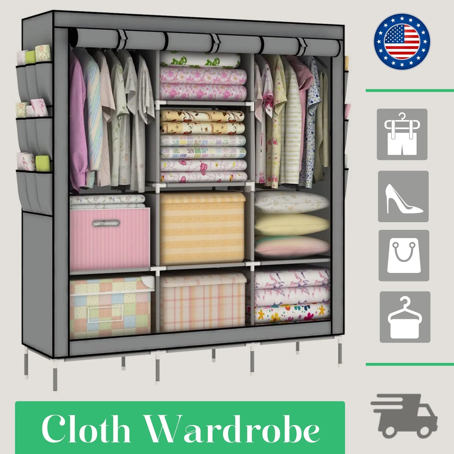 Closet Wardrobe Organizer
