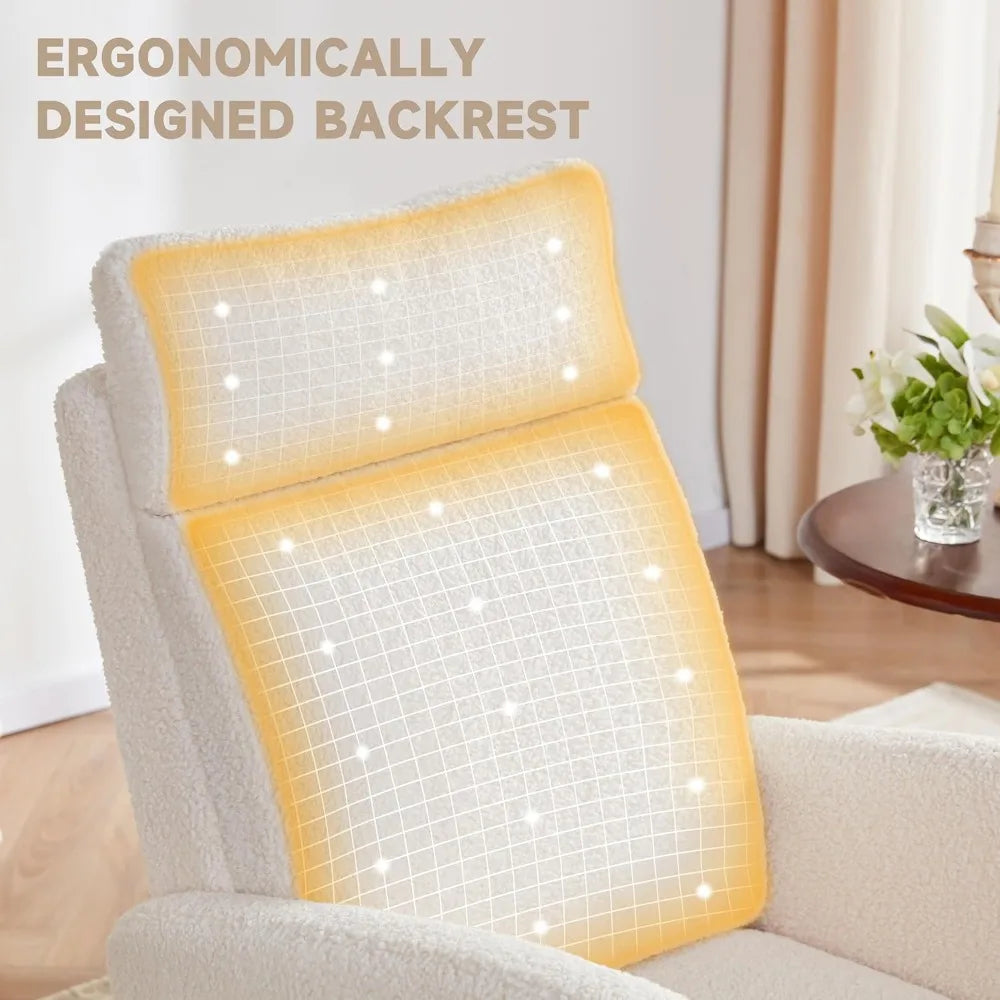 Rocking Chair with High Back, Glider