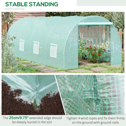 20X10X7Ft Heavy Duty Walk-In Greenhouse