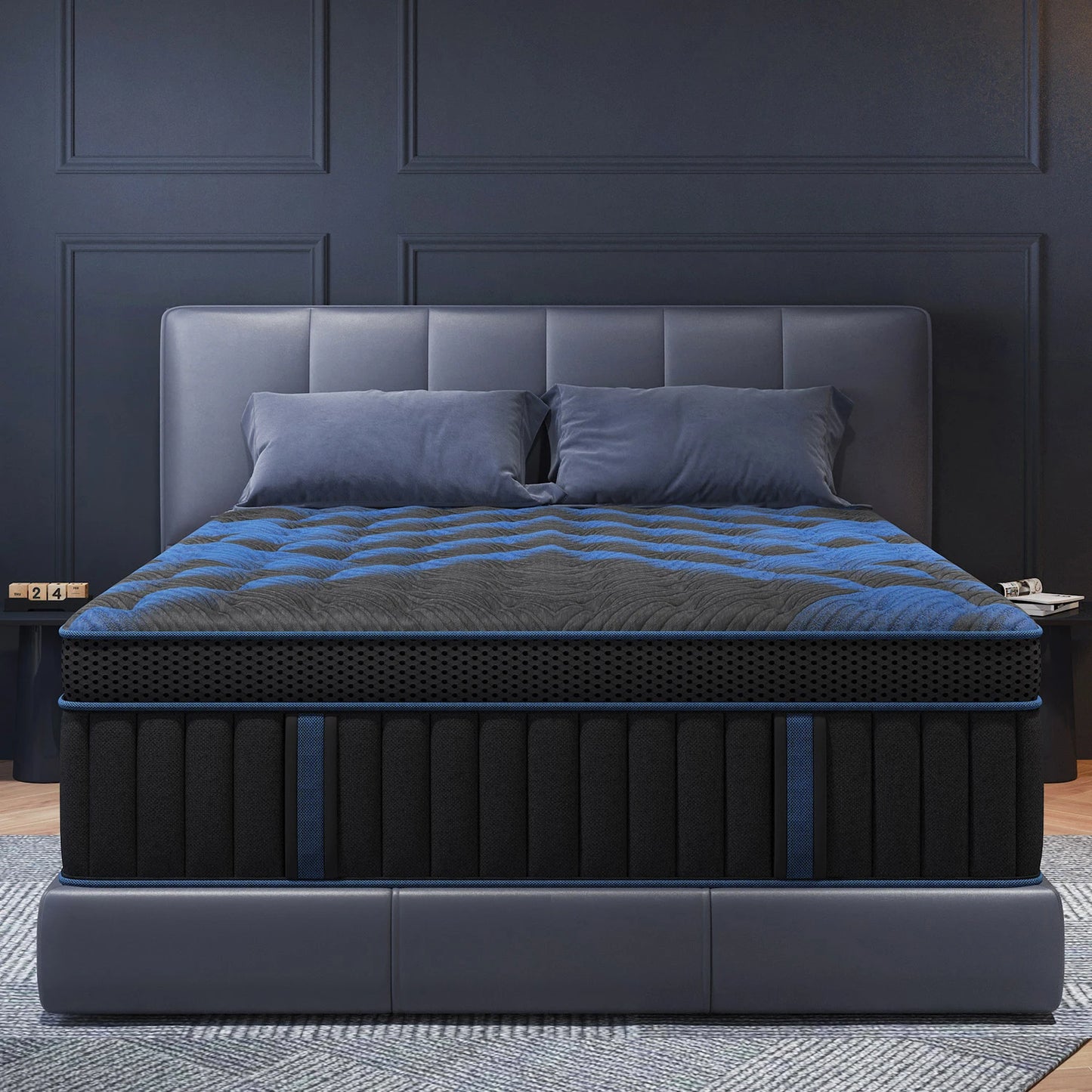 Gel Memory Foam Hybrid Pocket Spring Mattress Medium Firm Motion Isolation