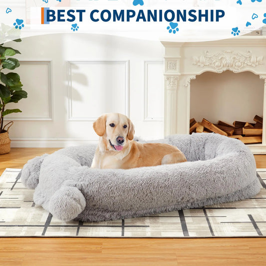 71" Large Human Size Dog Bed w/Removable Washable Cover
